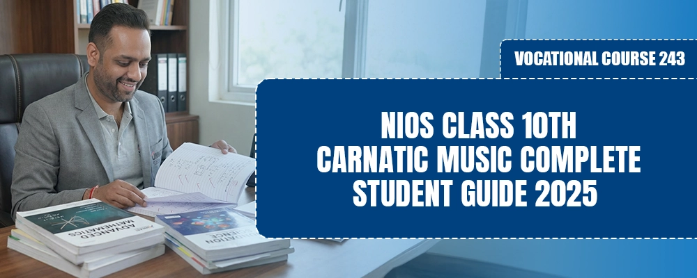 NIOS Carnatic Music - Ragas, talas, and classical South Indian music training